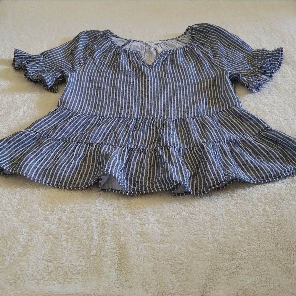 beachlunchlounge🏖️ Akia Ruffled Tiered Top - NWT - Picture 13 of 15